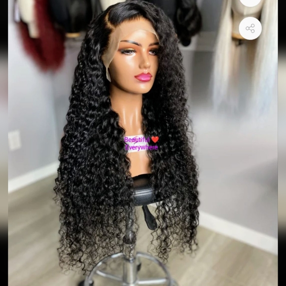 Human Hair Lace Frontal Wig - Picture 4 of 6